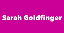 Sarah Goldfinger - Spouse, Children, Birthday & More