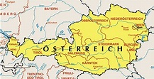 Landkarte von Österreich - Medienwerkstatt-Wissen © 2006-2021 ...