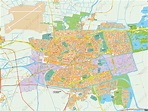 Digital City Map Leeuwarden 400 | The World of Maps.com