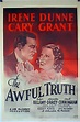 "AWFUL TRUTH, THE" MOVIE POSTER - "THE AWFUL TRUTH" MOVIE POSTER