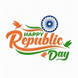 Indian Republic Day Vector Design Images, Happy Republic Day 26th ...