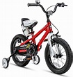 RoyalBaby Freestyle Red 14 inch Kids Bike Boys and Girls Bike with ...