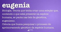 Eugenia - Dicio, Dicionário Online de Português