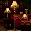 Resin Led Floor Lamp Antique Luxurious Bedroom Design Led Bulb Lamp E27 ...