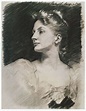 J.S. Sargent - charcoal 23.5 x 18.5 - Helen Dunham, ca 1895 in 2021 ...