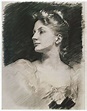 J.S. Sargent - charcoal 23.5 x 18.5 - Helen Dunham, ca 1895 in 2021 ...