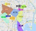 Barrios de Tokio [QUÉ VER en cada uno de ellos + ITINERARIOS]