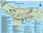 San Juan, Puerto Rico | Old San Juan Tourist Map - Old San Juan Puerto ...