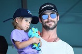 Chris Hemsworth and Daughter India Commonwealth Games 2018 | POPSUGAR ...