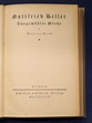 Gottfried Keller Ausgewählte Werke 1-4 komplett Belletristik Klassiker ...