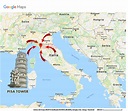 Torre De Pisa Mapa | Mapa Fisico