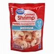 Frozen Cooked Medium Peeled & Deveined Tail-On Shrimp, 12 oz - Walmart ...