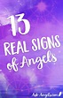 Angel Signs ~ 13 Signs Your Angels Are With You! | Angel signs, Angel ...