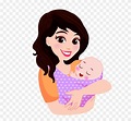 Mother Infant Cartoon Child - Mother With Baby Clipart - Free ...