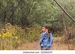 Medium Long Shot Young White Woman Stock Photo 2222065375 | Shutterstock
