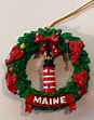 Lighthouse Wreath Ornament #92 – Maine Scene