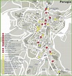 Perugia sightseeing map Perugia Italy, Tourist Map, Italy Map, Umbria ...