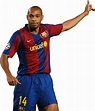 Thierry Henry Barcelona football render - FootyRenders