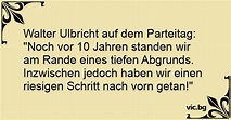 Walter Ulbricht auf dem Parteitag