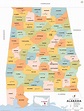 Alabama County Map, Alabama Counties