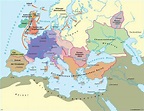 Europa zur Zeit Karls des Großen | Geographie karte, Kartenansicht ...