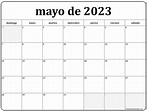 mayo de 2023 calendario gratis | Calendario mayo