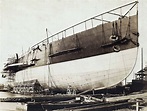 SS Great Eastern before launch, 1857. Largest ship in the world for 42 ...