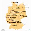 StepMap - Universitäten - Landkarte für Deutschland