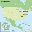 StepMap - Karte Auburn - Landkarte für USA