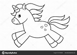 Dibujos De Unicornios Para Imprimir En Blanco Y Negro Dibujos De ...