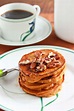 Healthy Oatmeal Pumpkin Pancakes - Overtime Cook