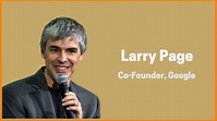 Larry Page: Google Co-Founder And Former CEO Of Alphabet