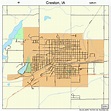 Creston Iowa Street Map 1917265