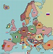 europe-flags-labeled.gif (650×655) | Map quiz, European flags ...