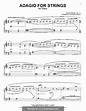 Adagio for Strings, Op.11 por S. Barber - Partituras on músicaNeo