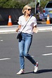 Sarah Murdoch in a White Shirt Was Seen Out in Sydney 04/02/2021 ...