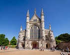 Catedral Hampshire Inglaterra Suroriental Reino Unido De Winchester ...