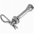 100% Stainless Steel Trailer Hitch Pin Bolt Keeper Grip Clip Kit with ...
