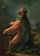 Christ on the Mount of Olives Painting by Hans Zatzka - Fine Art America