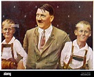 ADOLF HITLER Relaxing with two young friends, circa 1933 Stock Photo ...