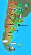 Mapa Turístico De Argentina - Argentour