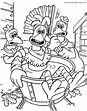 Chicken Run color page - Cartoon Color Pages - printable cartoon ...