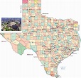 Mapa Político do Texas