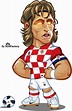 Luka Modric Caricature - Como Dibujar A Luka Modric Clipart - Large ...