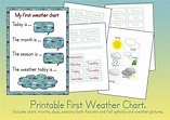 Fantail Digital Art: "My First Weather Chart" Free Printable :)