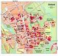 Oxford Map - Tourist Attractions | Oxford, Oxford map, Tourist attraction