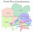 North West Delhi Assembly Constituencies & District Map
