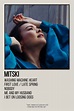 Mitski Polaroid poster | Music poster ideas, Music poster design, Music ...