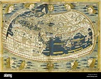 Carte du Monde de Ptolémée. Artiste : Germanus, Donnus Nicolaus (ca ...