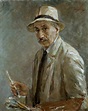 Self-portrait - Max Liebermann as art print or hand painted oil.